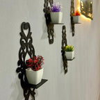 Antique Style MDF Wall Shelves – 12 x 6 Inch